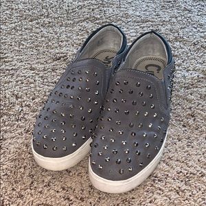 CIRCUS BY SAM EDELMAN STUDDED SLIP ON SHOES